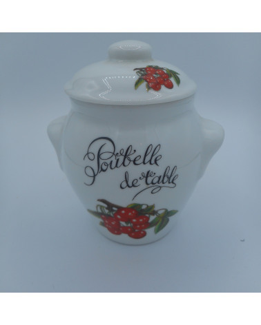 Poubelle de table Porcelaine