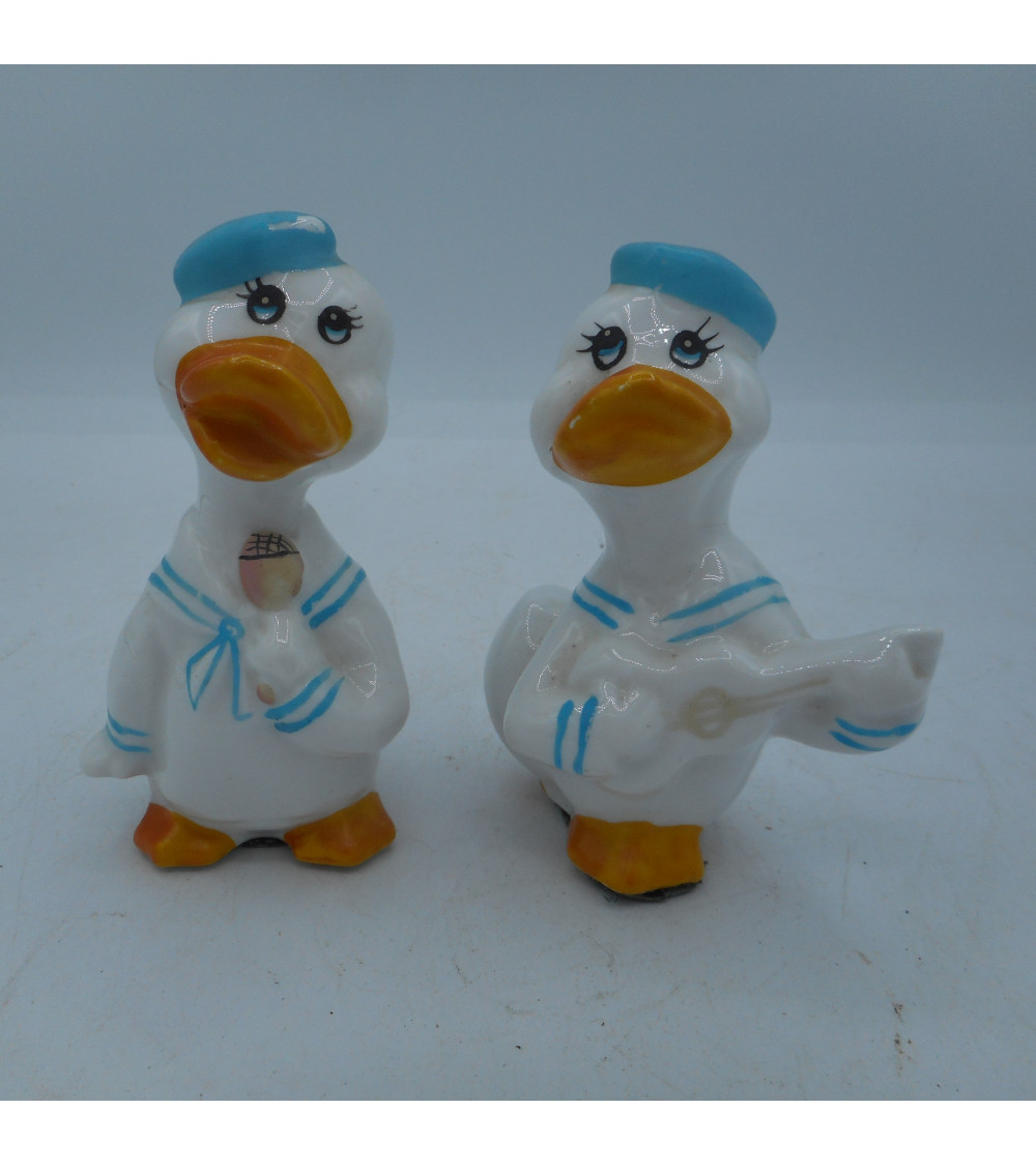 Lot 2 canards musiciens