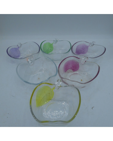 Lot 6 coupelles pommes