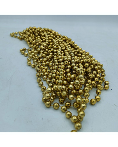 Guirlande de perles or