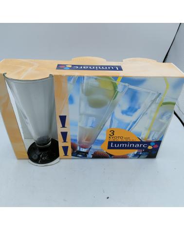 Lot de 3 verres à cocktail