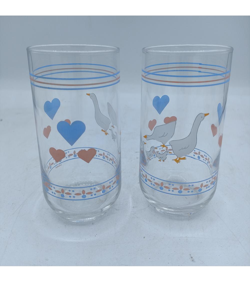 Lot de 2 verres à eau