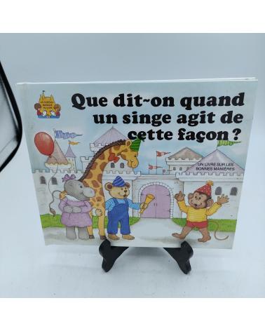 Que dit-on quand un singe agit de cette façon ?