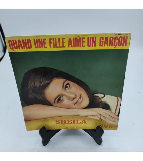 Vinyle Sheila - Quand une fille aime un garçon - 45 tours