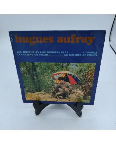 Vinyle Hugues Aufrey - Des jonquilles aux derniers lilas - 45 tours