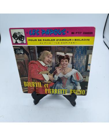 Vinyle Bourvil- Les papous - 45 tours