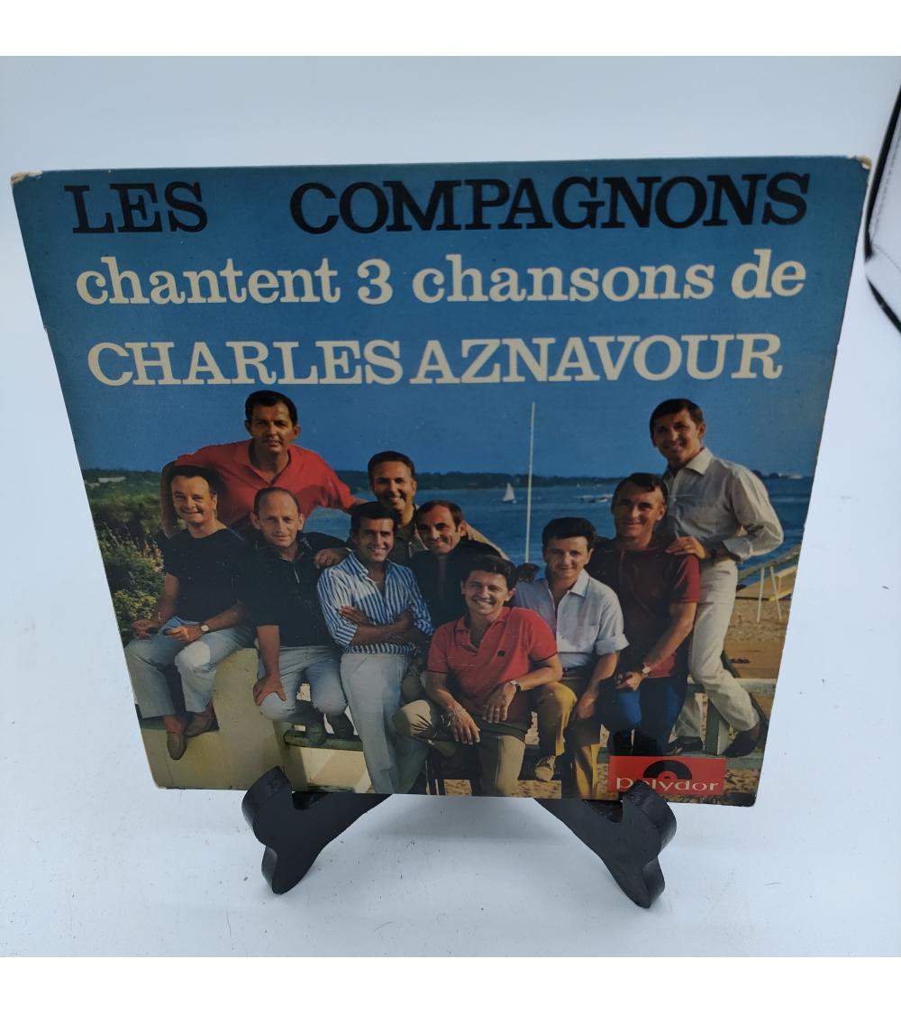 Vinyle Charles Aznavour - Les compagnons - 45 tours