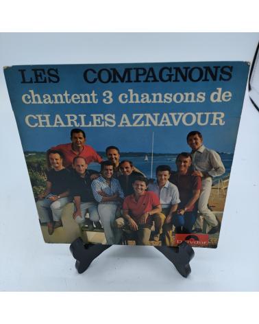 Vinyle Charles Aznavour - Les compagnons - 45 tours