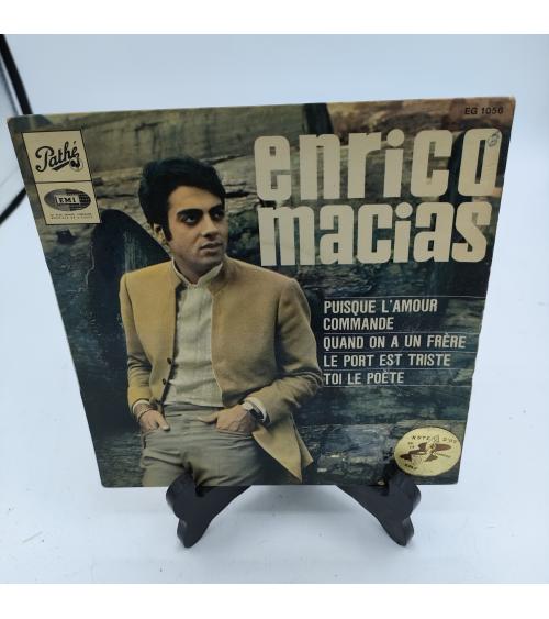 Vinyle Enrico Macias - Puisque l'amour commande - 45 tours